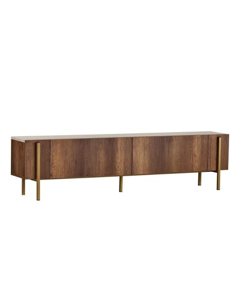 Nexus tv-meubel travertijn/barok/goud walnoot - 180x30x45 cm