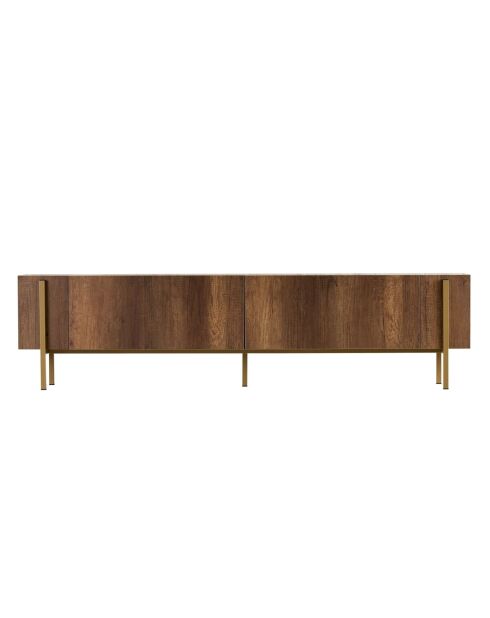 Nexus tv-meubel travertijn/barok/goud walnoot - 180x30x45 cm