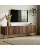 Nexus tv-meubel travertijn/barok/goud walnoot - 180x30x45 cm