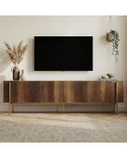 Nexus tv-meubel travertijn/barok/goud walnoot - 180x30x45 cm