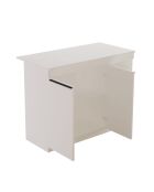 OR2-W witte keukentafel - 120x88,2x60 cm