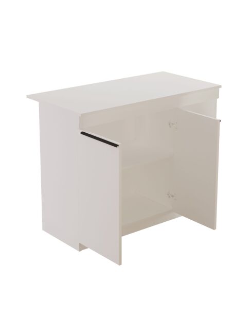 OR2-W witte keukentafel - 120x88,2x60 cm