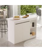 OR2-W witte keukentafel - 120x88,2x60 cm