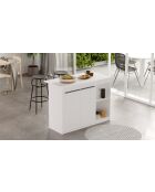 OR2-W witte keukentafel - 120x88,2x60 cm
