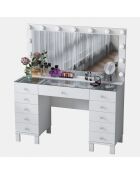 BJ137 make-uptafel - 3847 wit - 120 x 133,6 x 40 cm