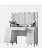 BJ137 make-uptafel - 3847 wit - 120 x 133,6 x 40 cm
