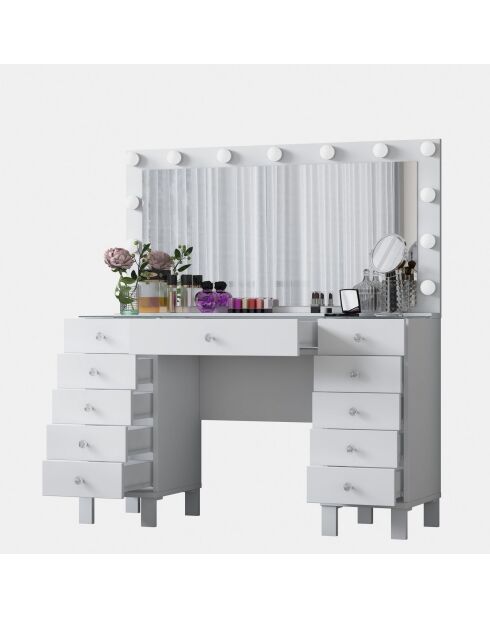 BJ137 make-uptafel - 3847 wit - 120 x 133,6 x 40 cm