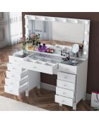 BJ137 make-uptafel - 3847 wit - 120 x 133,6 x 40 cm