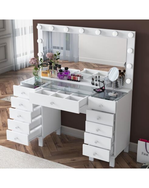 BJ137 make-uptafel - 3847 wit - 120 x 133,6 x 40 cm