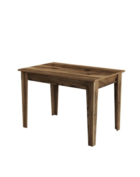 Kiev 507 notenhouten keukentafel - 110x75x72 cm