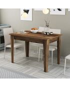 Kiev 507 notenhouten keukentafel - 110x75x72 cm