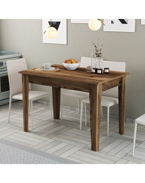 Kiev 507 notenhouten keukentafel - 110x75x72 cm