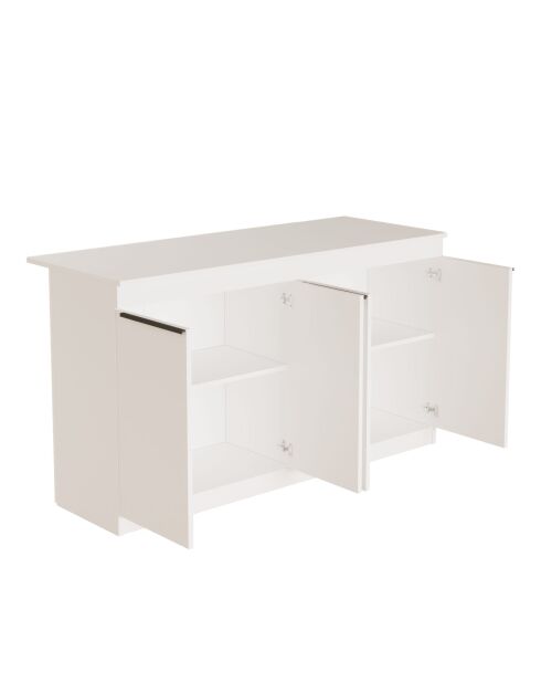 OR1-W witte keukentafel - 160x90x60 cm
