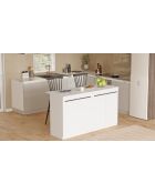 OR1-W witte keukentafel - 160x90x60 cm