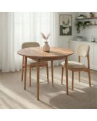 Viona uitschuifbare eettafel Atlantic pine - 131x75x100 cm