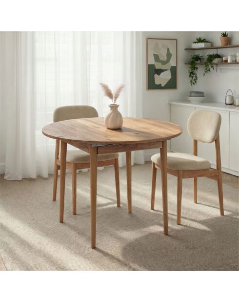 Viona uitschuifbare eettafel Atlantic pine - 131x75x100 cm