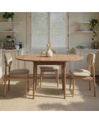 Viona uitschuifbare eettafel Atlantic pine - 131x75x100 cm