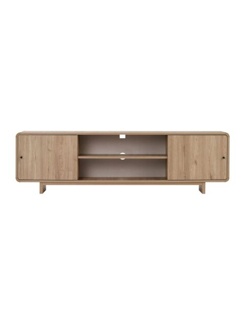 Mueble TV Mirel de roble - 180x52x34 cm