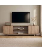 TV-Ständer aus Eiche Mirel - 180x52x34 cm