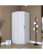 Garde-robe BA205 - 4595 blanc - 91 x 210 x 57,5 cm