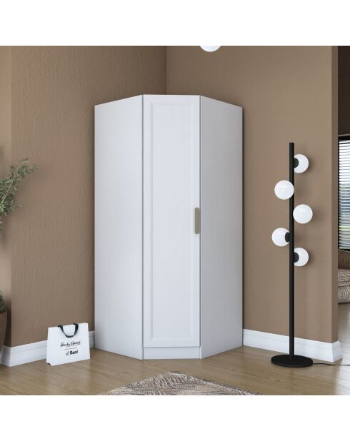 Armadio BA205 - 4595 bianco - 91 x 210 x 57,5 cm