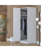 Garde-robe BA205 - 4595 blanc - 91 x 210 x 57,5 cm