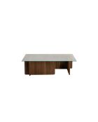 Flavio Venetiaanse notenhouten salontafel - 105x30x65 cm