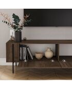 Porta TV Herman in noce - 160x45,6x31,4 cm