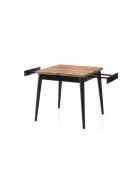Totem uitschuifbare eettafel - 3043 Atlantic pine - 80x75x80 cm