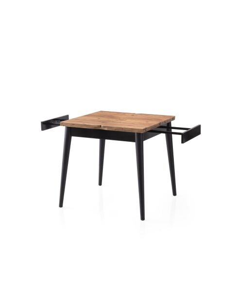 Totem uitschuifbare eettafel - 3043 Atlantic pine - 80x75x80 cm