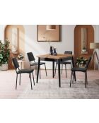 Totem uitschuifbare eettafel - 3043 Atlantic pine - 80x75x80 cm