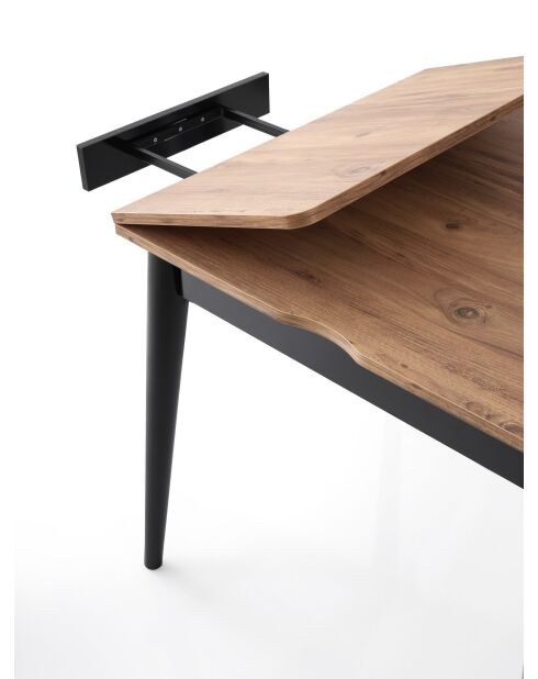Totem uitschuifbare eettafel - 3043 Atlantic pine - 80x75x80 cm