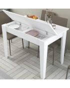 Kiev 510 witte keukentafel - 110x75x72 cm