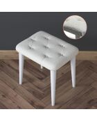 Mesa de maquillaje BJ164 - 4481 blanca - 90x141,8x40 cm