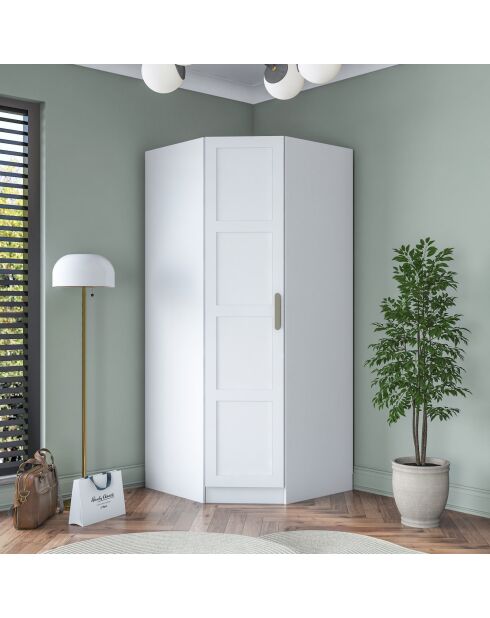 Armario BA191 - 4566 blanco - 91 x 210 x 57,5 cm