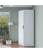 Armadio BA191 - 4566 bianco - 91 x 210 x 57,5 cm