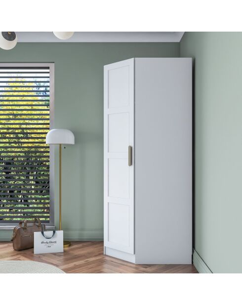 Armario BA191 - 4566 blanco - 91 x 210 x 57,5 cm