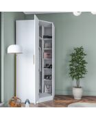 Armadio BA191 - 4566 bianco - 91 x 210 x 57,5 cm