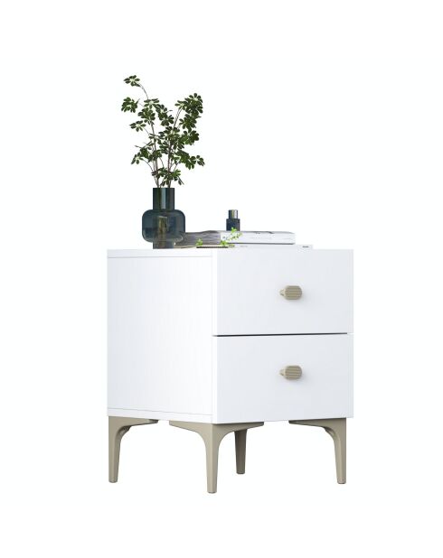 Nachtkastje BD110 - 4111 wit - 39,6x53,7x37,5 cm