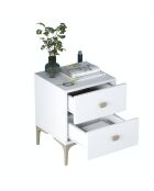 Nachtkastje BD110 - 4111 wit - 39,6x53,7x37,5 cm