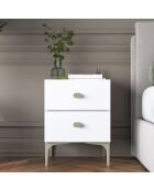 Nachtkastje BD110 - 4111 wit - 39,6x53,7x37,5 cm