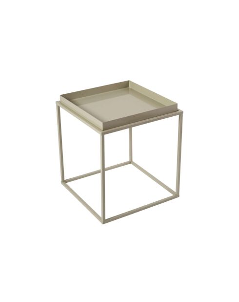 Shb-018-B taupe salontafel - 45x45x52 cm