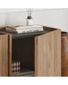 Lowen Atlantic denne/antraciet tv-meubel - 180x46x35 cm