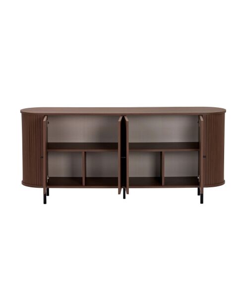 Nobele notenhouten console - 180x80x40 cm