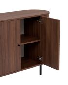 Nobele notenhouten console - 180x80x40 cm