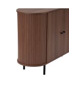 Nobele notenhouten console - 180x80x40 cm