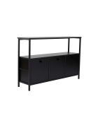 Console Solace zwart/zwart hout - 120x77x30 cm