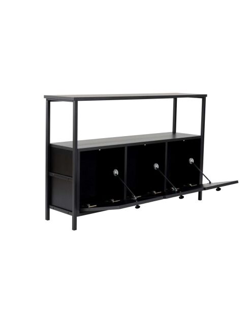 Console Solace zwart/zwart hout - 120x77x30 cm