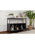 Console Solace zwart/zwart hout - 120x77x30 cm