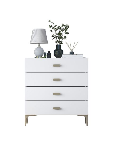 Buffet BE123 - 5714 bianco - 85,6x90,7x45 cm